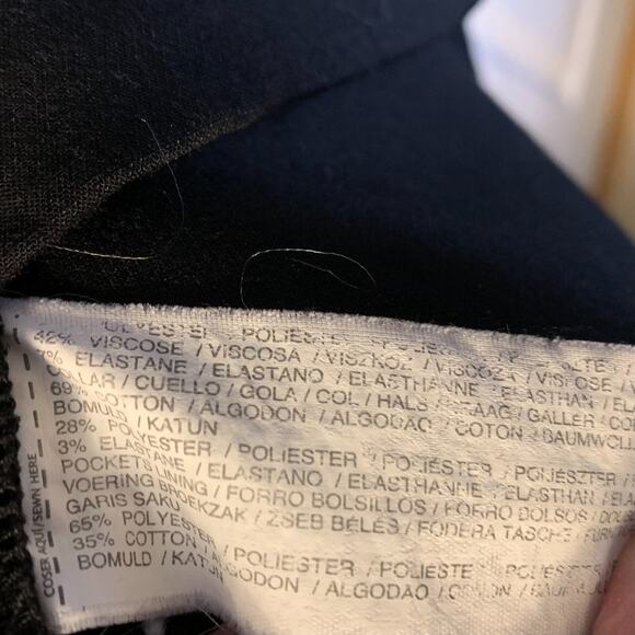 Mango Casual Womens Black Twee Minidress Size 10 Ladylike Career Wednesday Retro - Picture 7 of 7